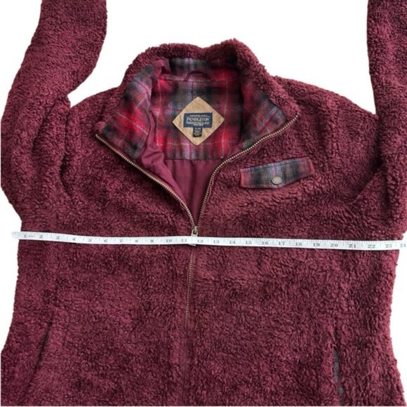 Pendleton Burgundy Teddy Jacket - Picture 10 of 12